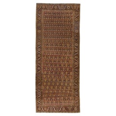 Fine tapis persan ancien de Bakshayesh Gallery, palette chaude, vers 1920
