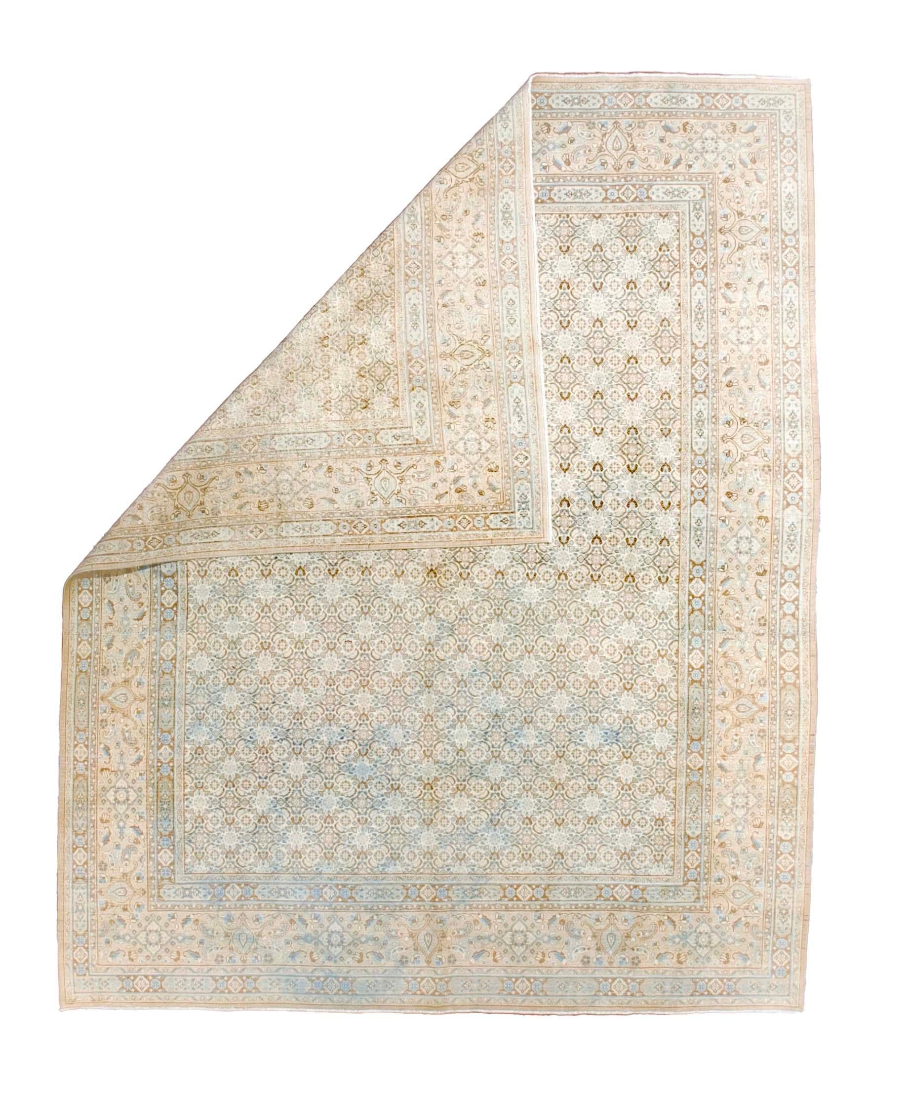 Fine Antique Persian Dorodish Rug 6’10” x 8’6”.