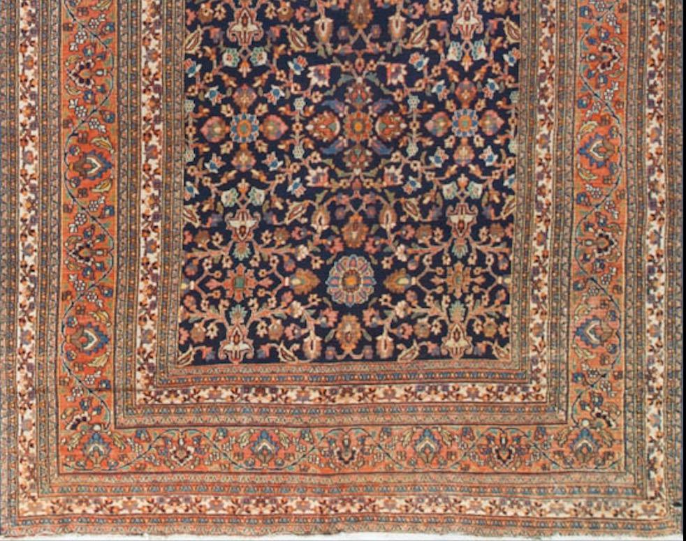 Late 19th Century Fine Antique Persian Oversize Dorokhsh Rug, circa 1890 10'0 x 19'0. For Sale