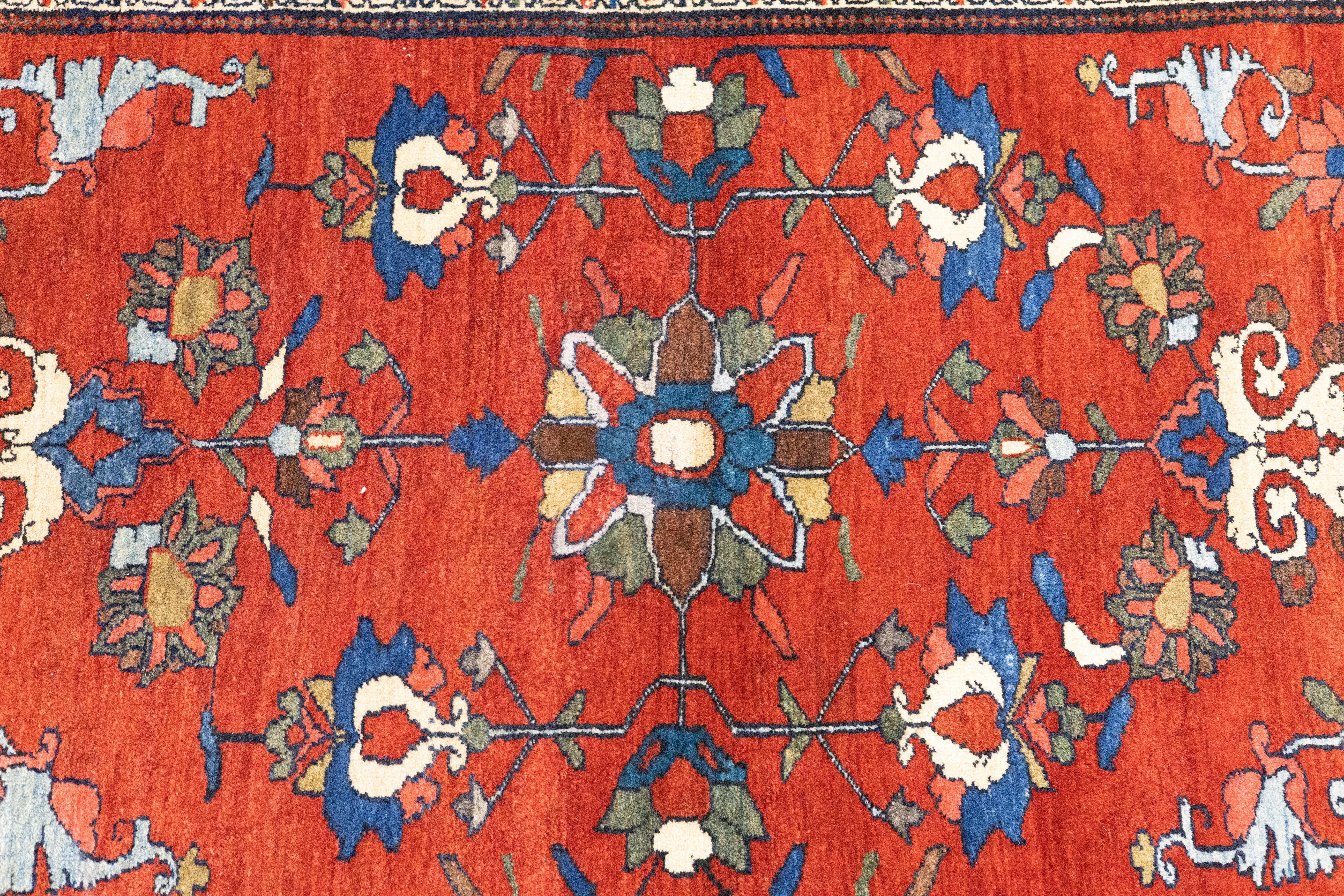 Fine Antique Persian Farahan Rug 3'6'' x 5'0