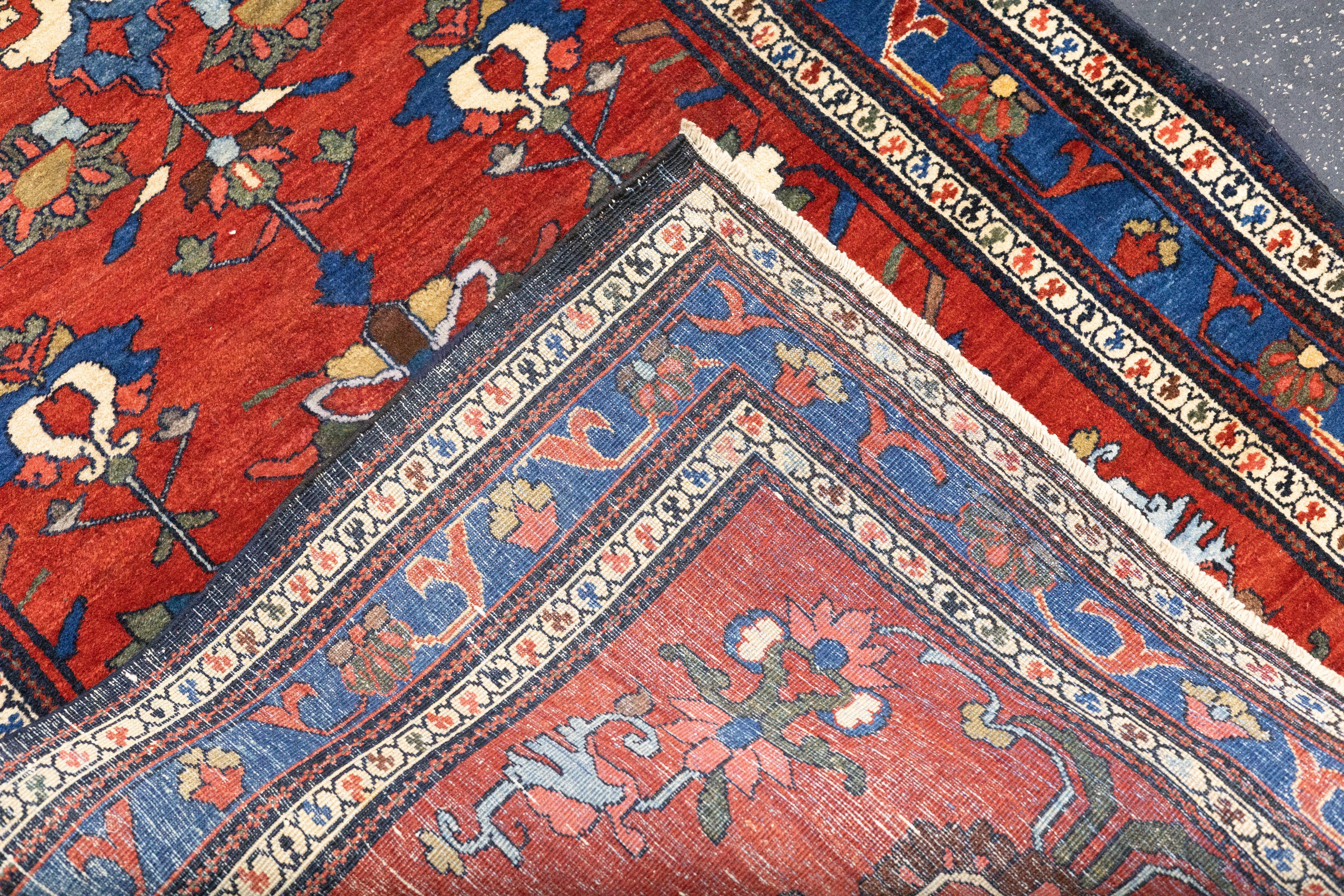 Fine Antique Persian Farahan Rug 3'6'' x 5'0