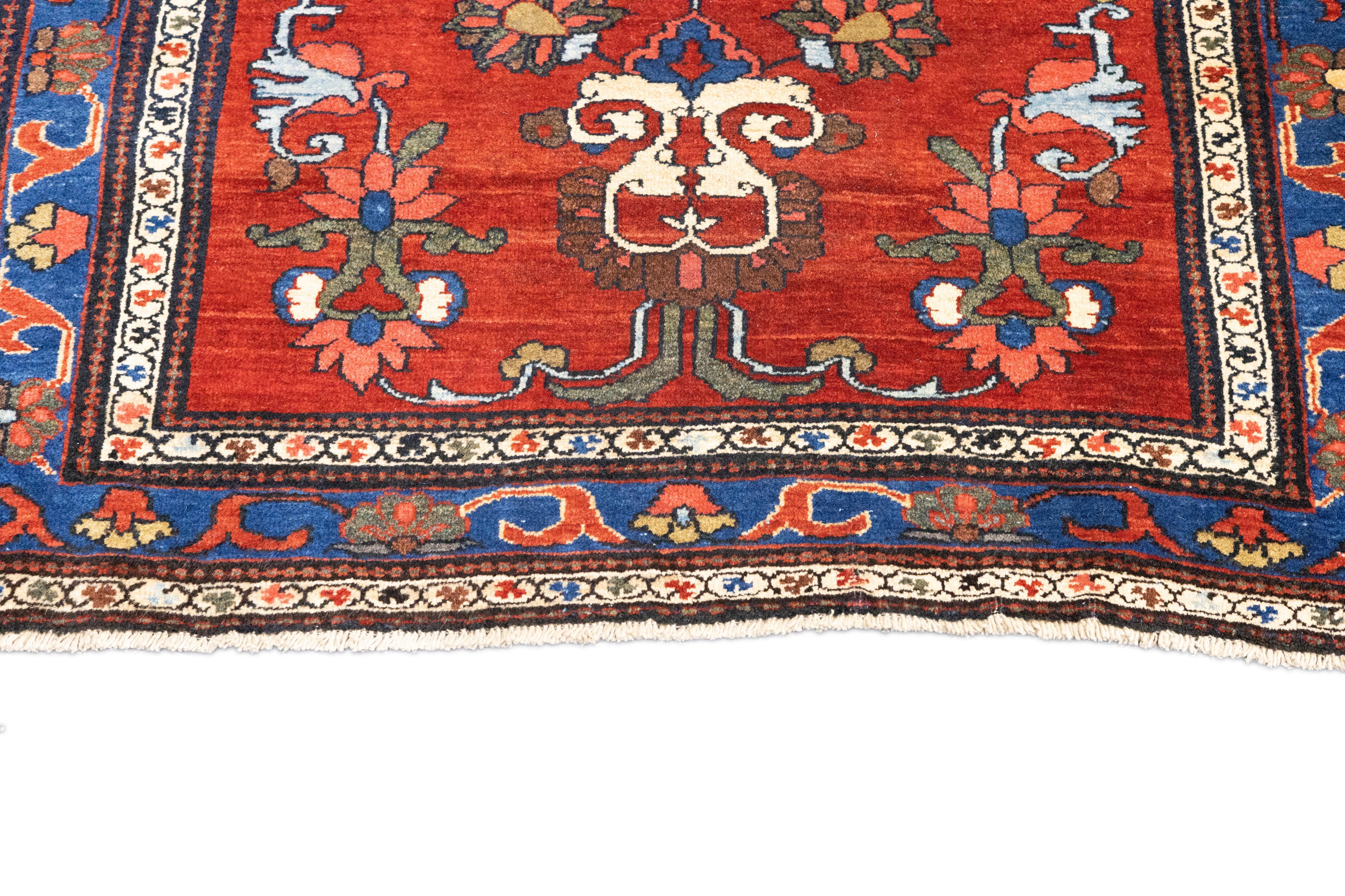 Fine Antique Persian Farahan Rug 3'6'' x 5'0