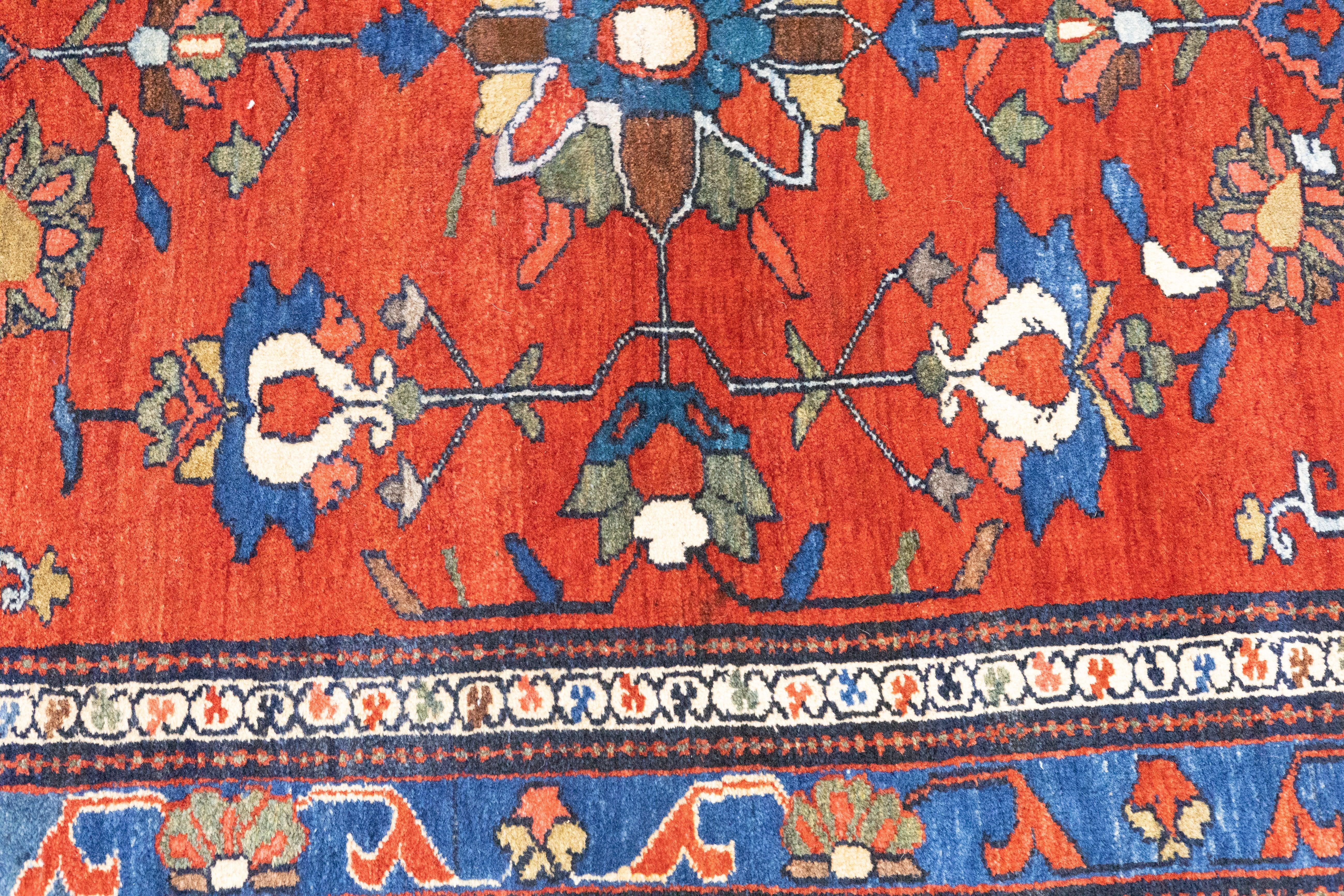 Fine Antique Persian Farahan Rug 3'6'' x 5'0