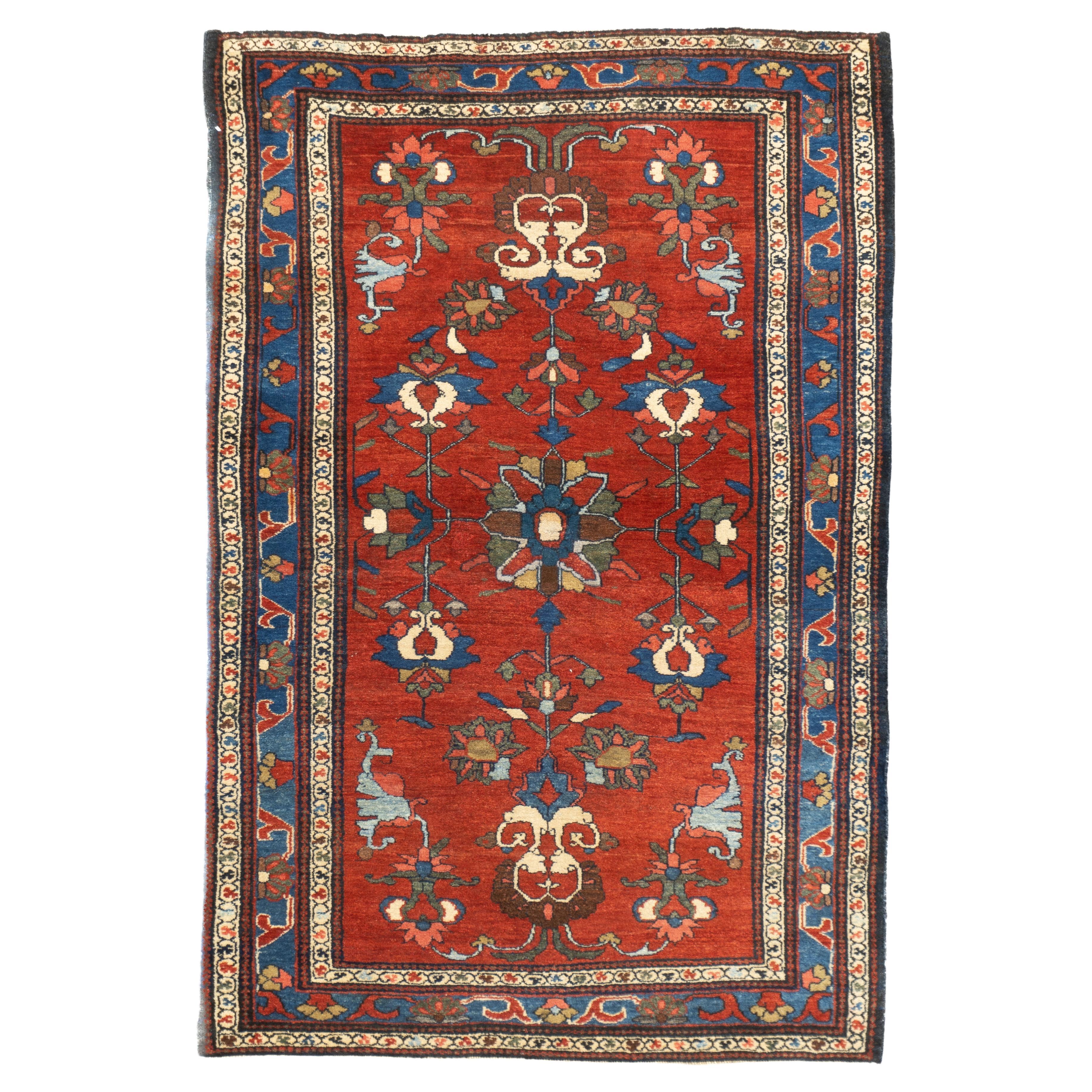 Fine Antique Persian Farahan Rug 3'6'' x 5'0" For Sale