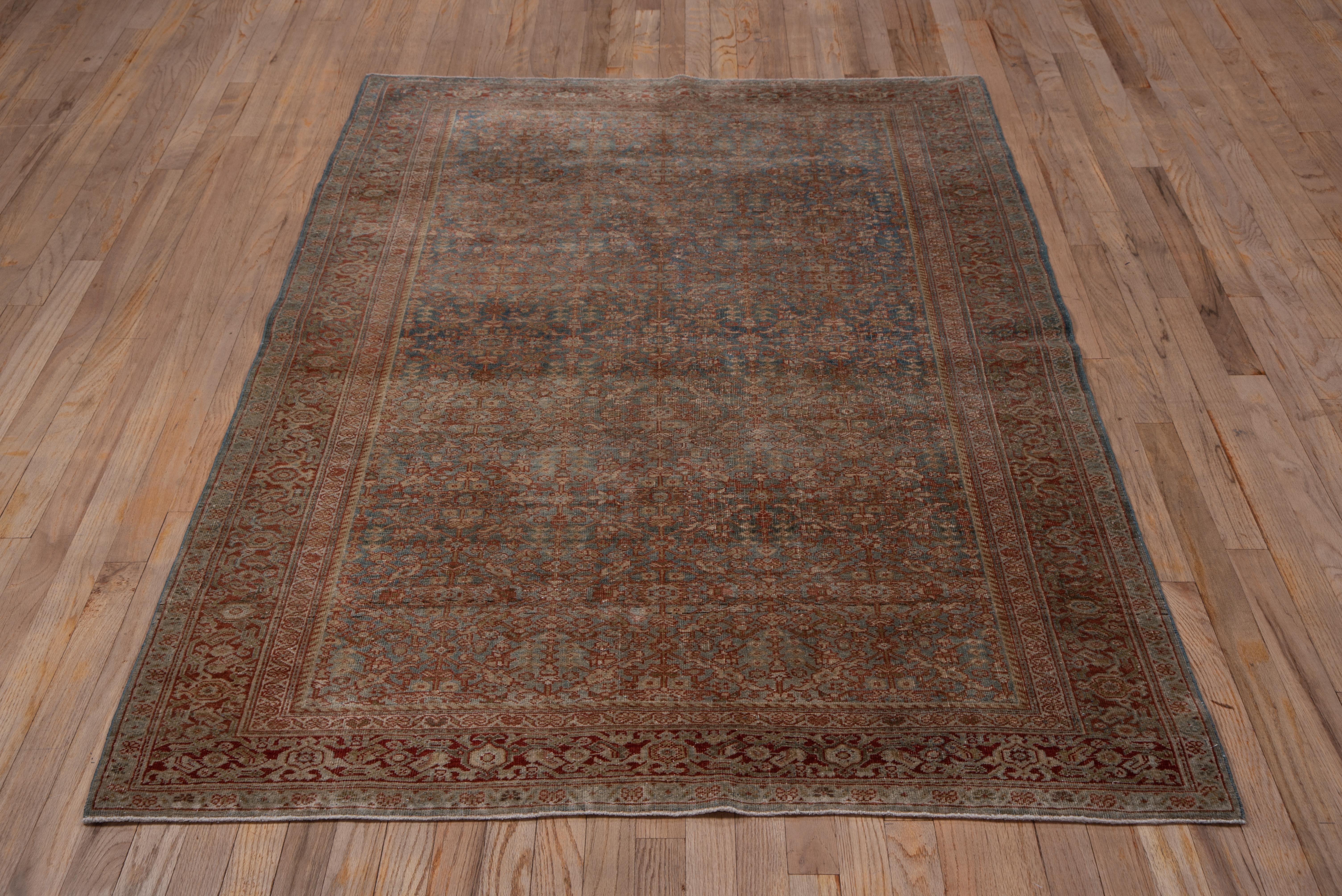 Hand-Knotted Fine Antique Persian Farahan Rug, circa 1900s