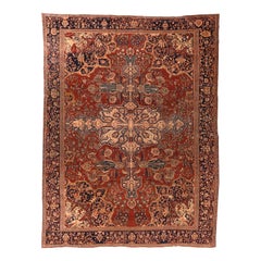 Antiker persischer Farahan-Sarouk-Teppich