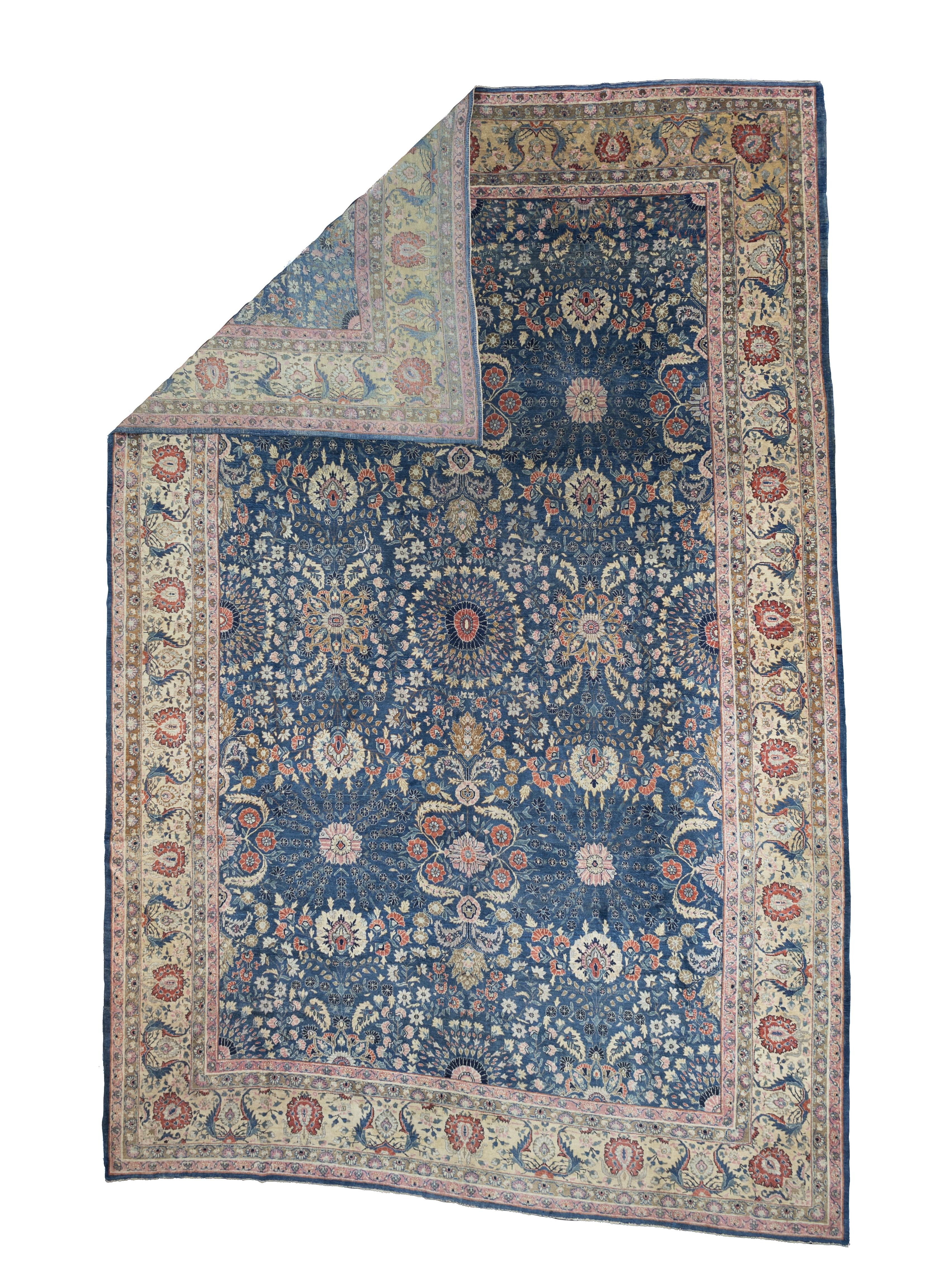 Feiner antiker persischer Farahan Sarouk-Teppich 11'0