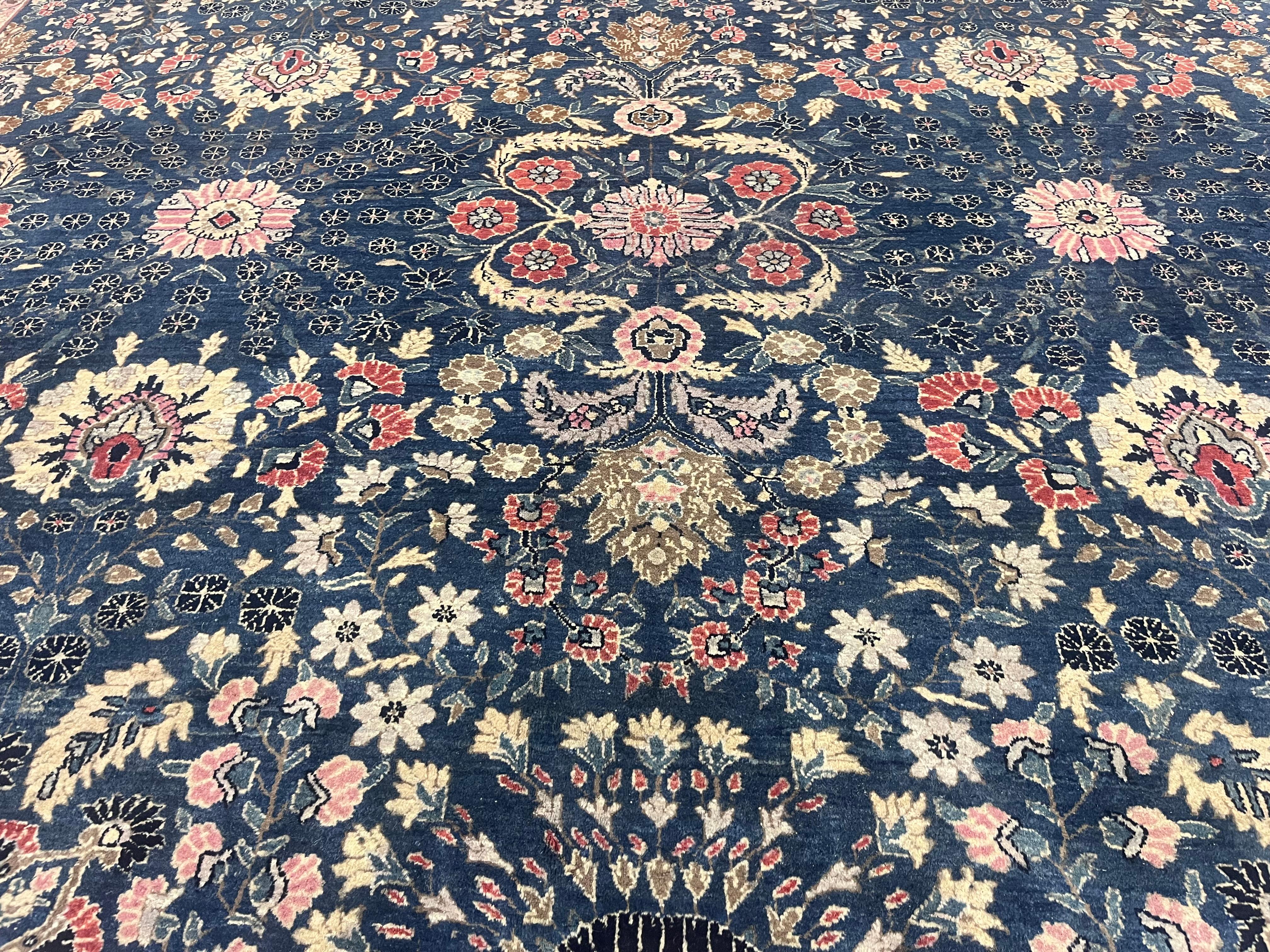 Feiner antiker persischer Sarouk Farahan-Teppich 11'0