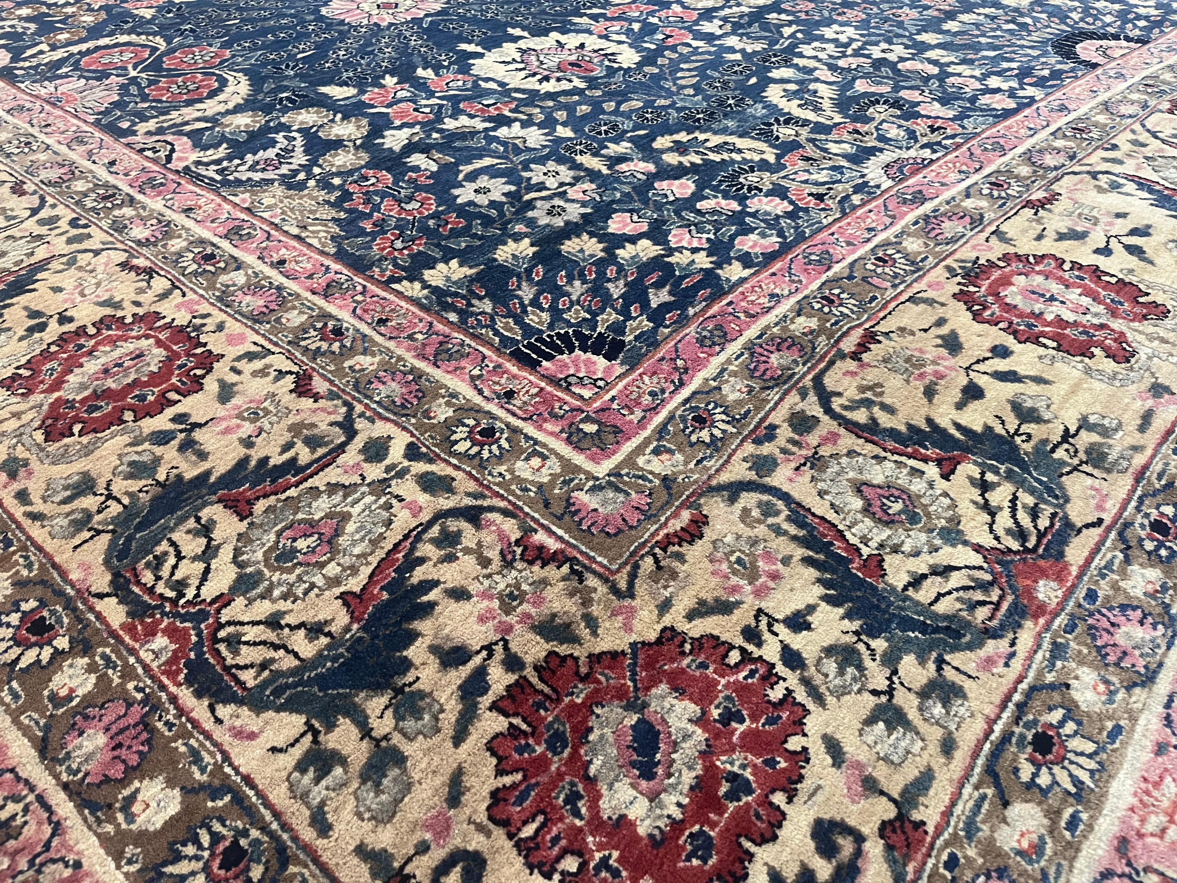 Feiner antiker persischer Sarouk Farahan-Teppich 11'0
