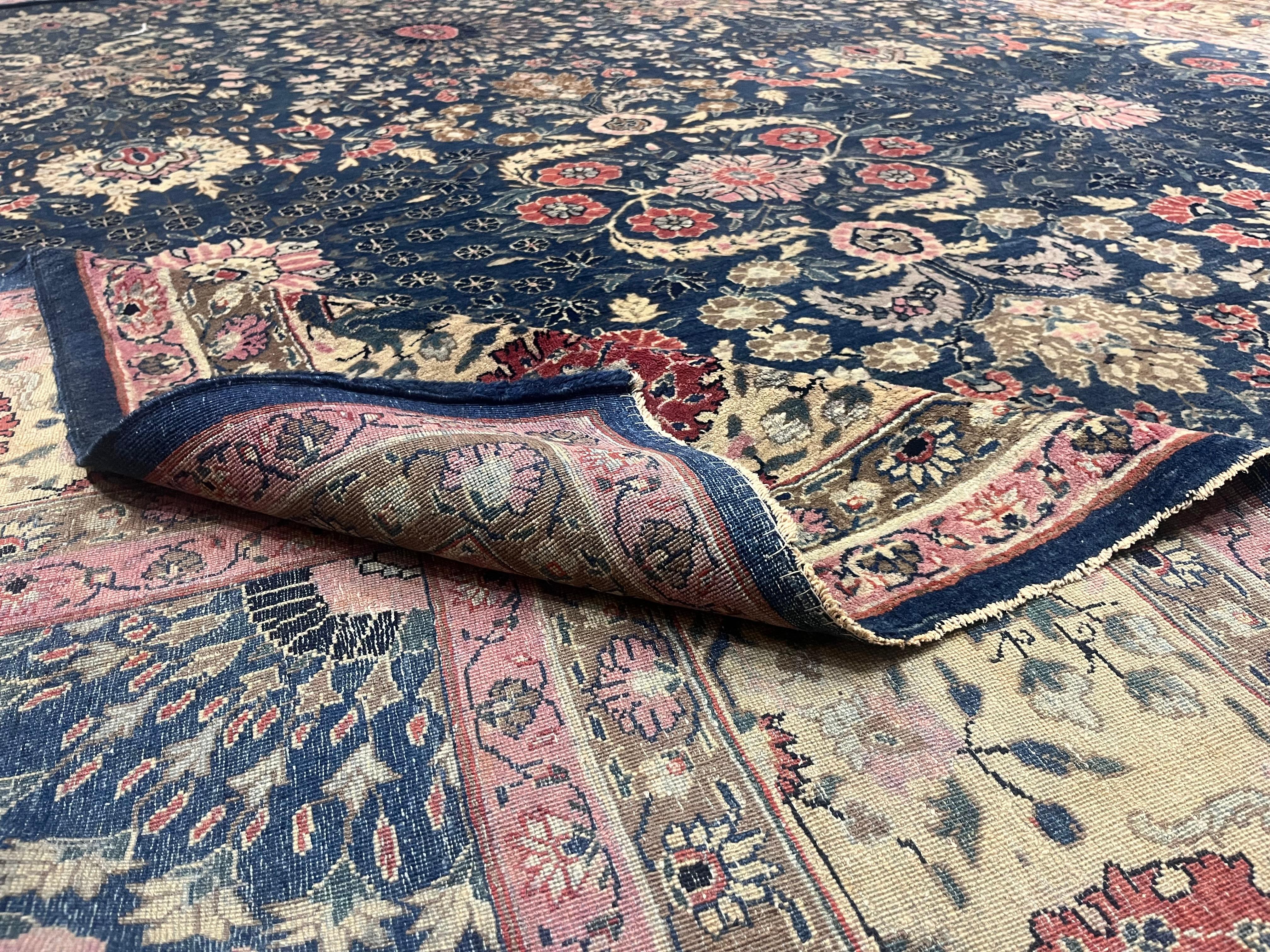 Feiner antiker persischer Sarouk Farahan-Teppich 11'0