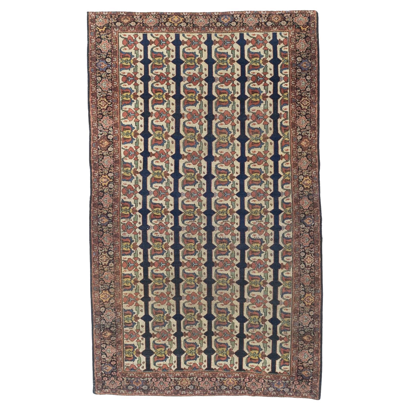 Fine Antique Persian Farahan Sarouk Rug 4'0" x 6’5"