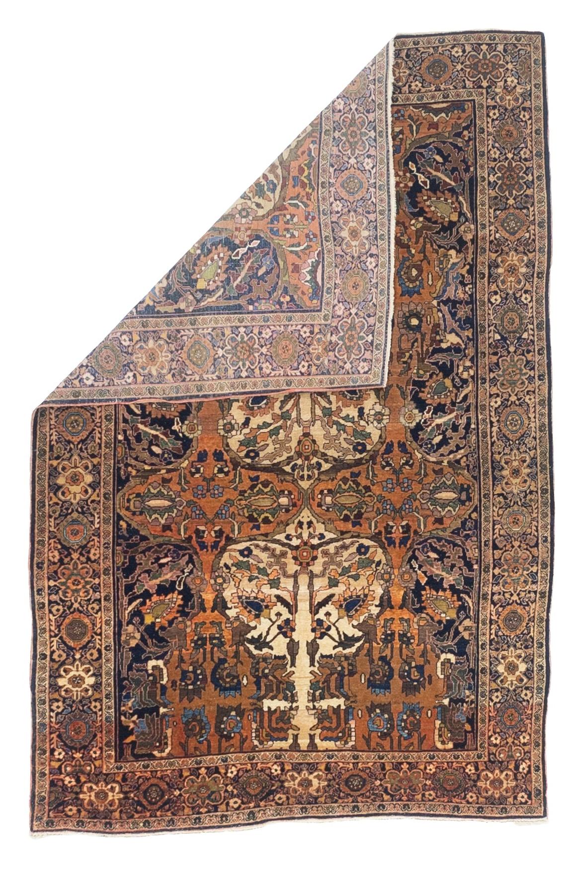 Tappeto antico Sarouk Farahan 4'3