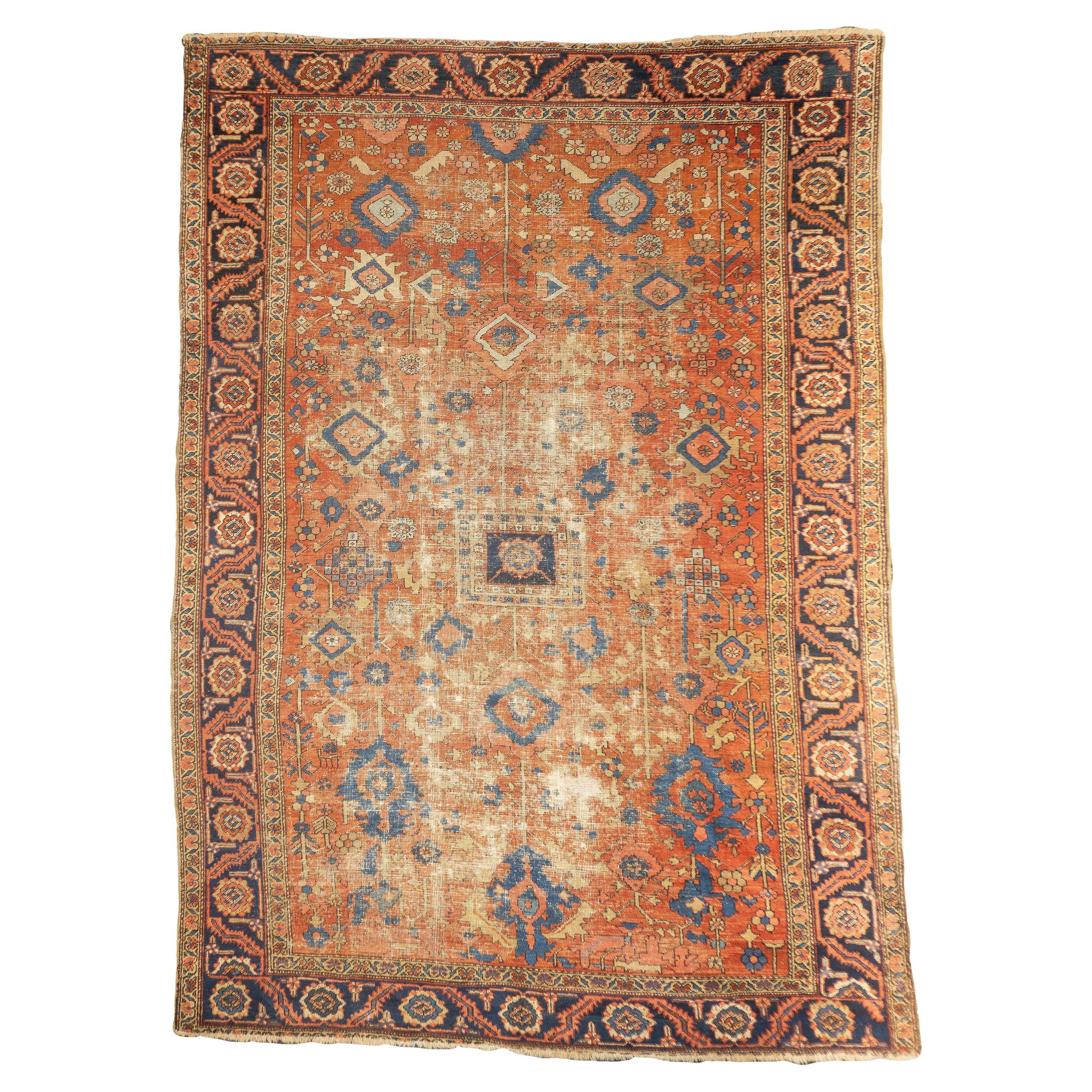 Fine Antique Persian Heriz 9'5" x 13'2"
