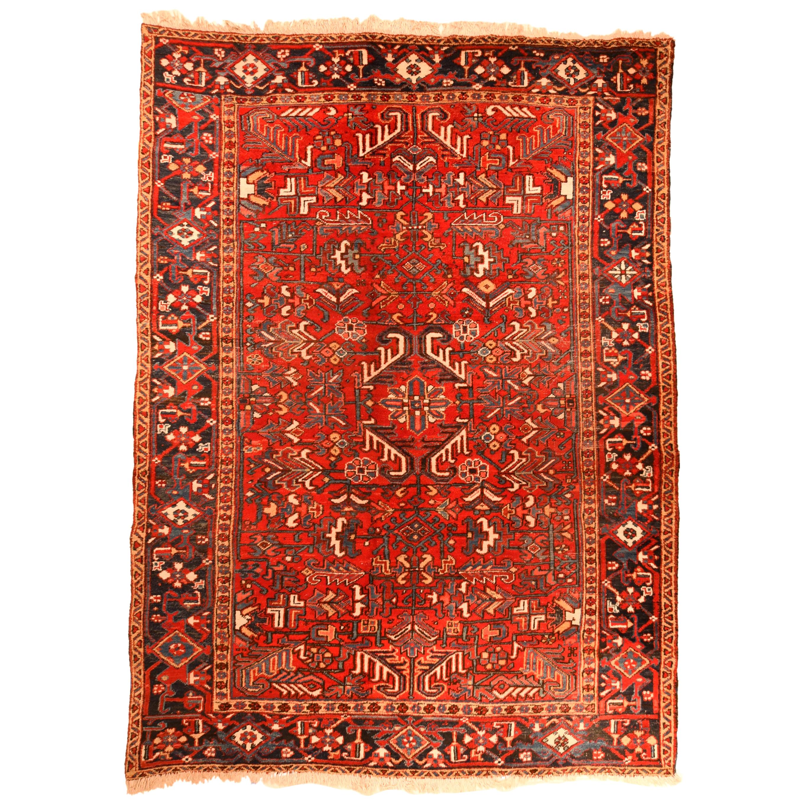 Antique Persian Heriz Rug at 1stDibs