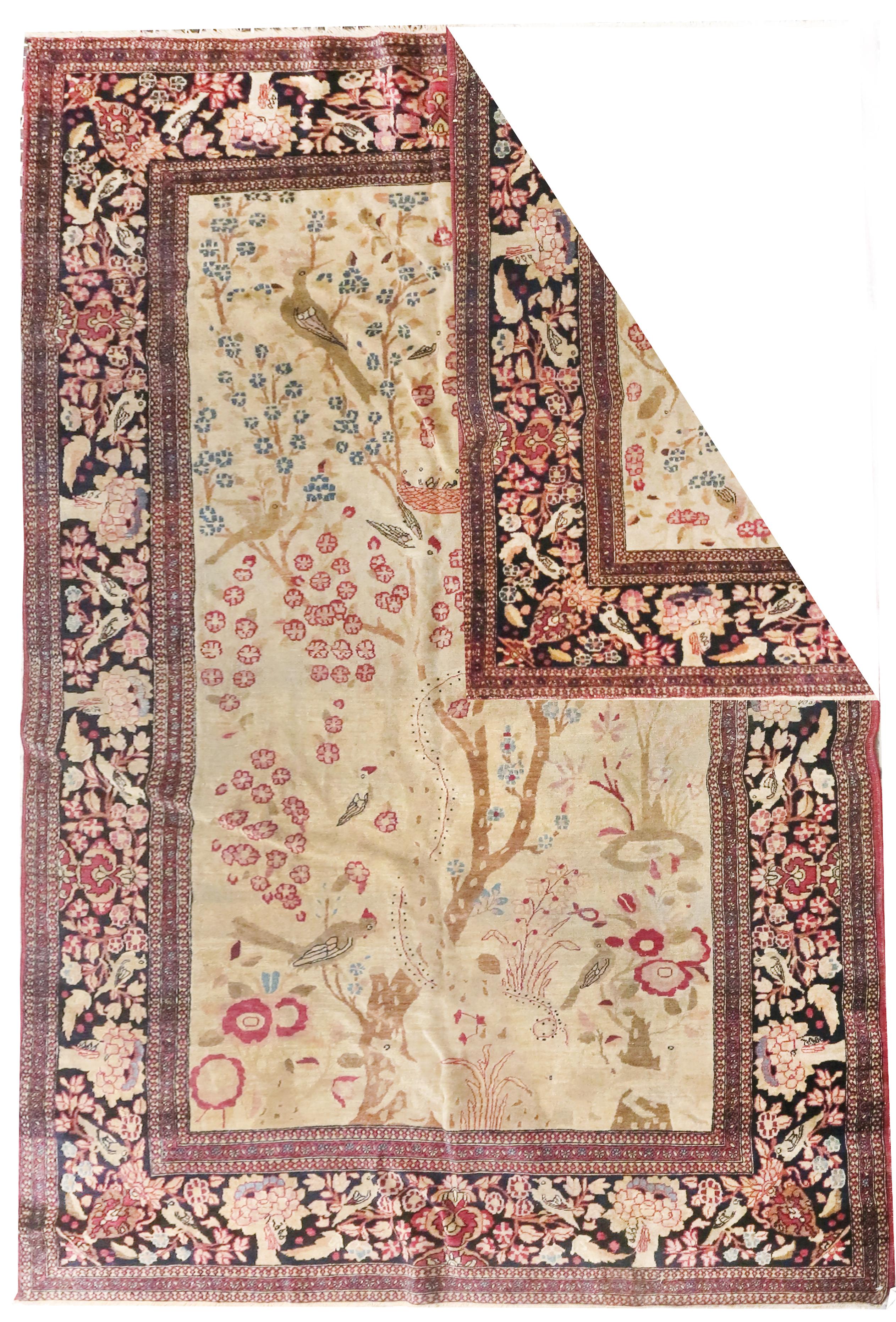 Antiker persischer Isfahan-Teppich (Ahmad) aus Persien (Sonstiges) im Angebot