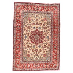 Fine Antique Persian Isfahan Rug 9'7'' x 14'1''