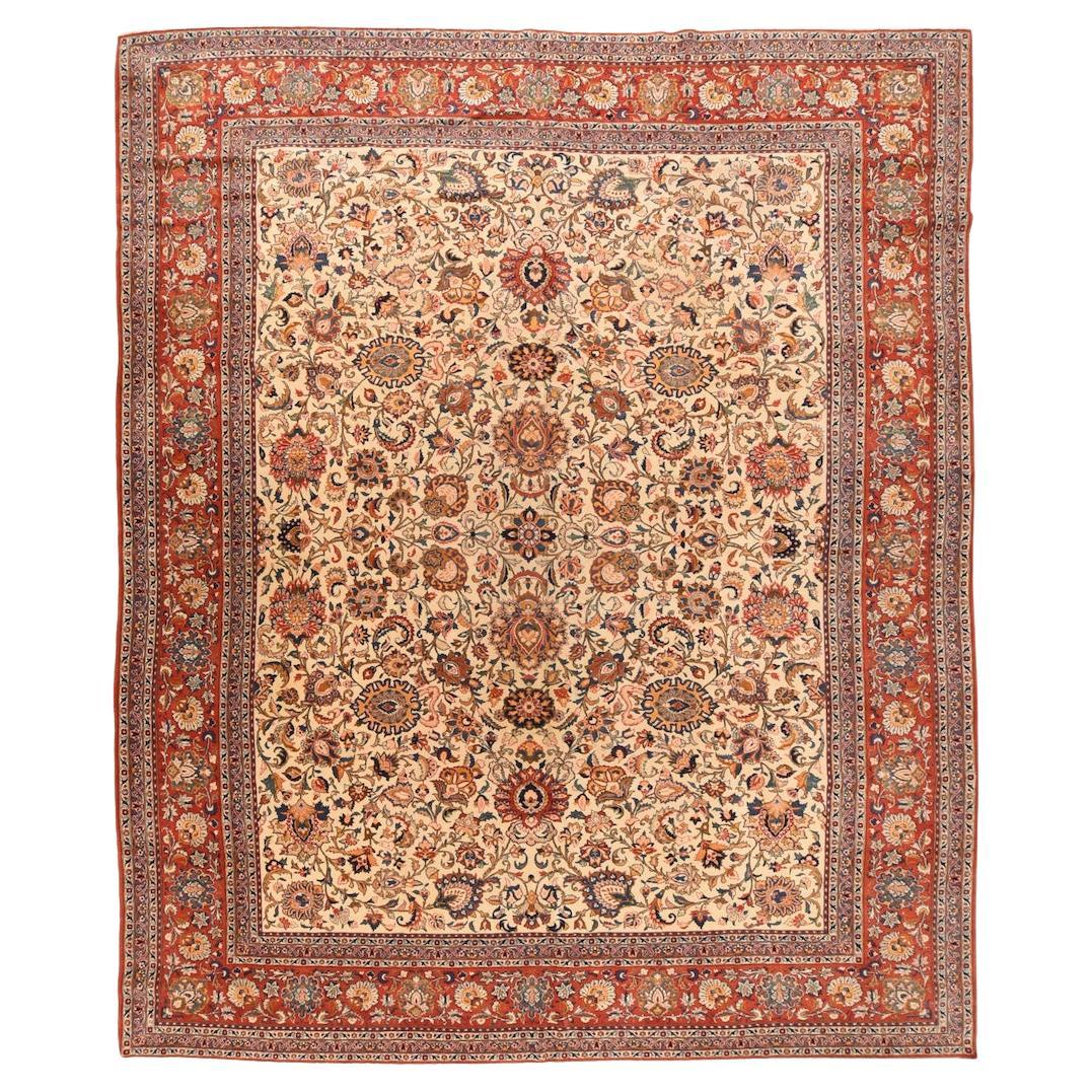 Fine Antique Persian Kashan Rug 10'11'' x 14'0''