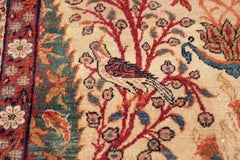 Fine Antique Persian Kerman Rug. Size: 4 ft 1 in x 6 ft 3 in (1.24 m x 1.9 m)