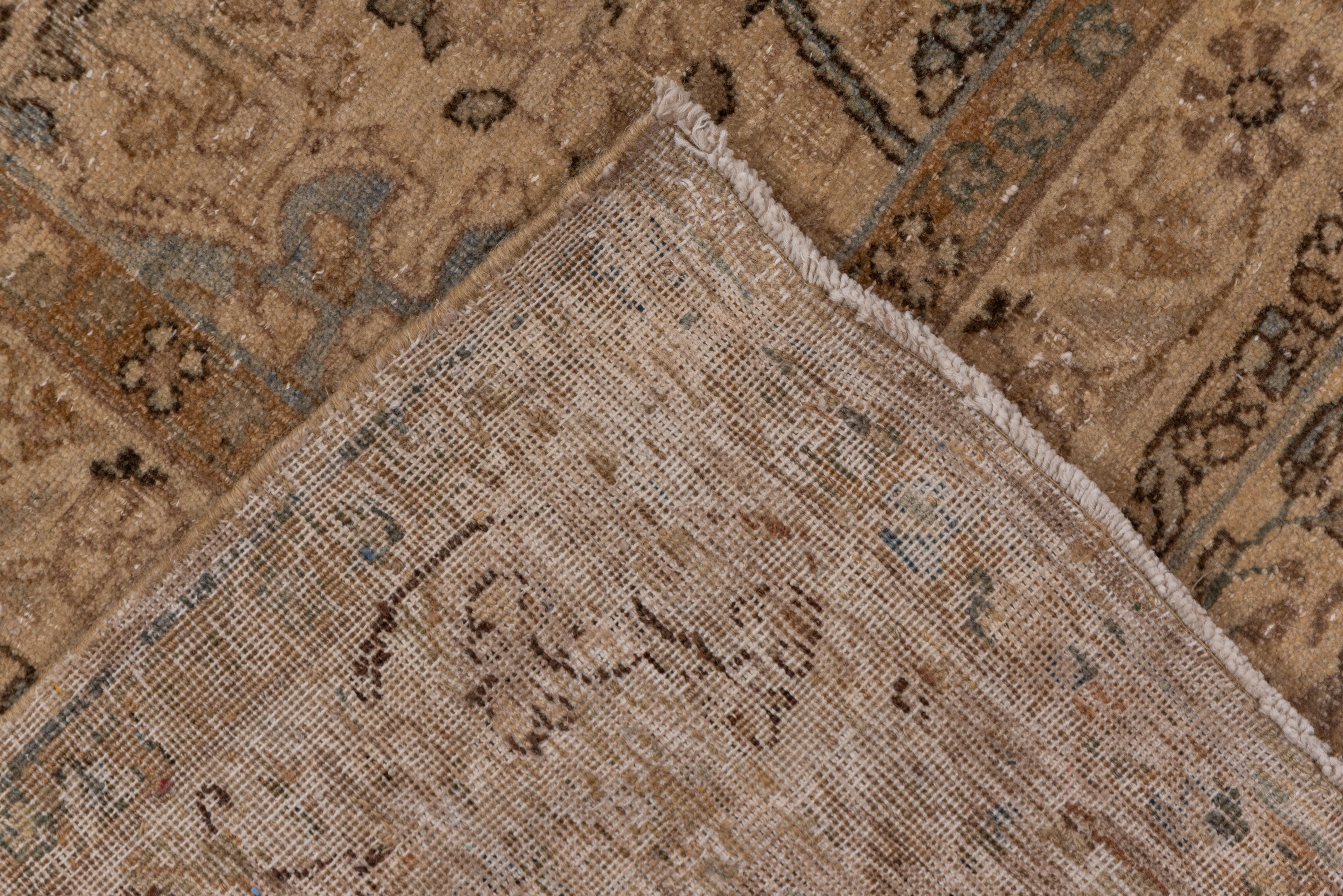 Wool Fine Antique Persian Kerman Rug with Light Blue Accents, circa 1930s