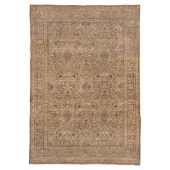 Fine Antique Persian Kerman Rug with Light Blue Accents, circa 1930s