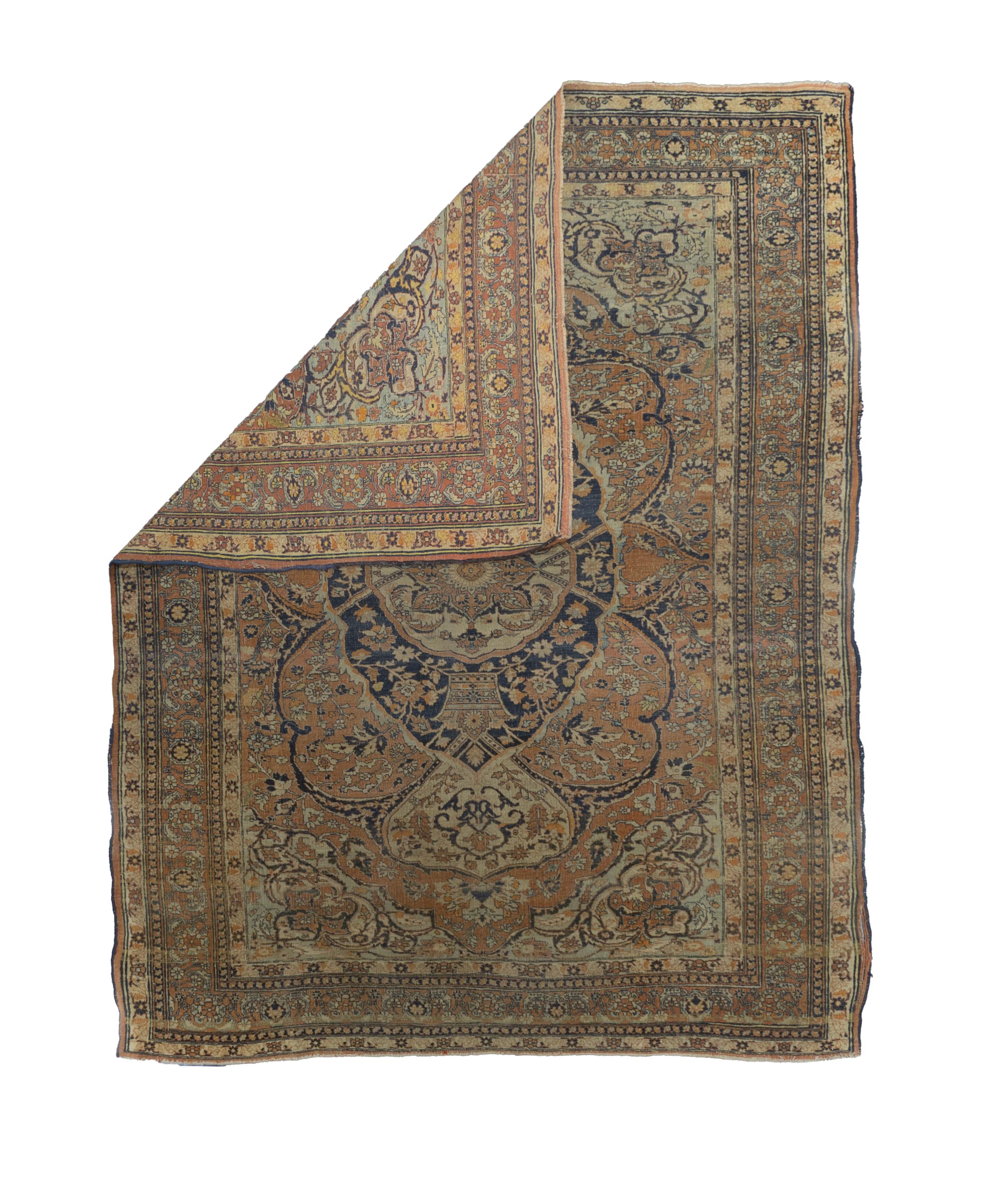 Feiner antiker persischer Khorasan-Teppich 6'1