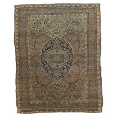 Fina alfombra persa antigua Khorasan 6'1" x 7'9