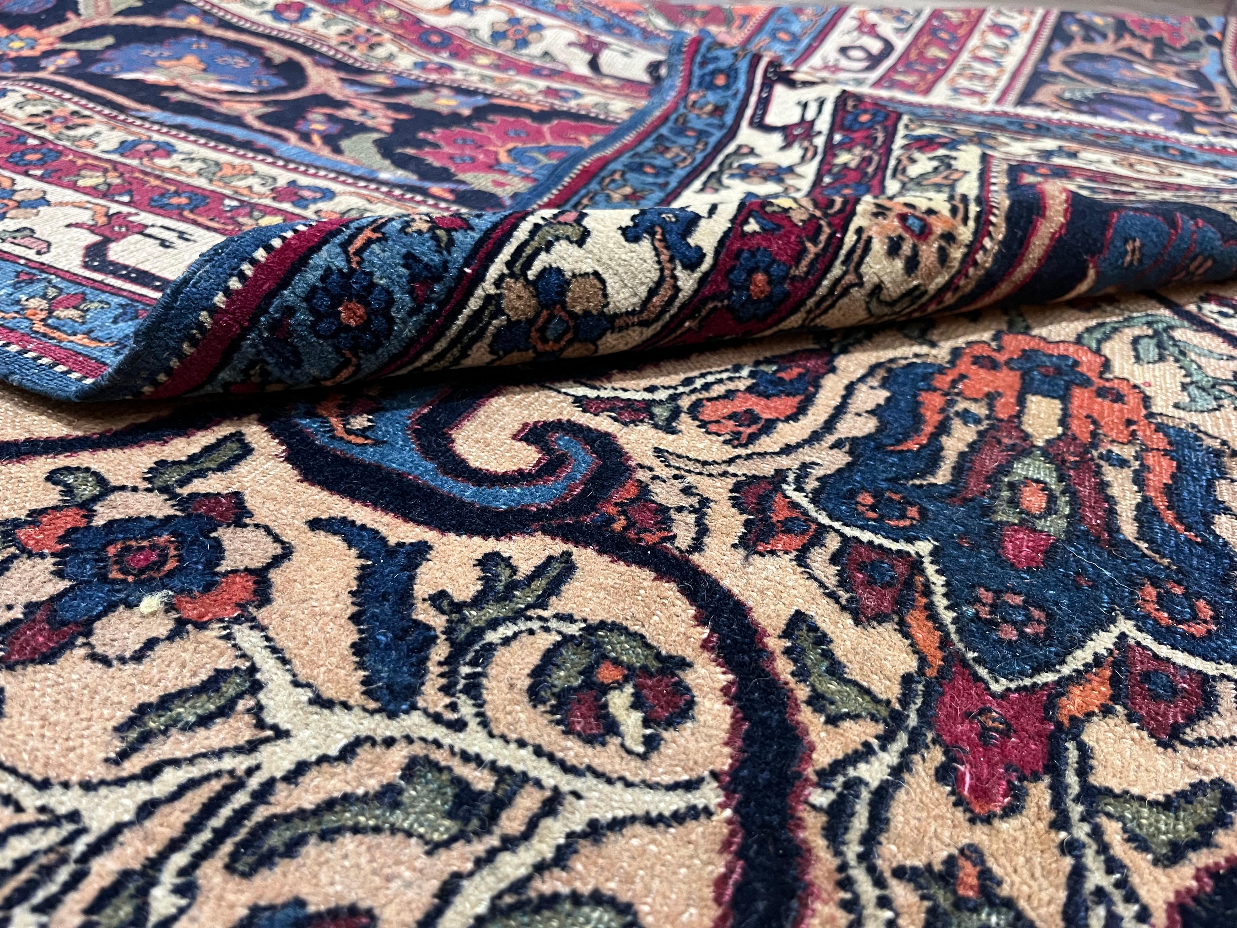 Fine Antique Persian Khorasan Rug 7’5” x 10’3” For Sale 3