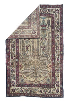 Fine Antique Persian Lavar Kerman Rug 4'1" x 6’8"