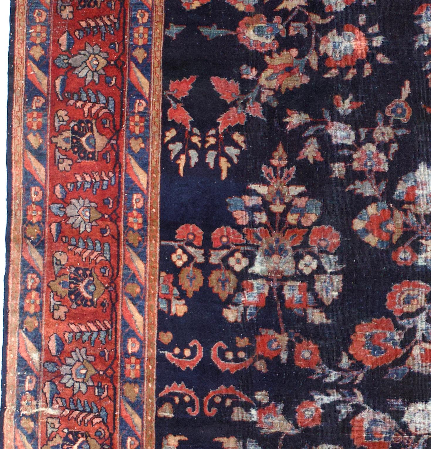 Feiner antiker persischer Mahal-Teppich 10'0