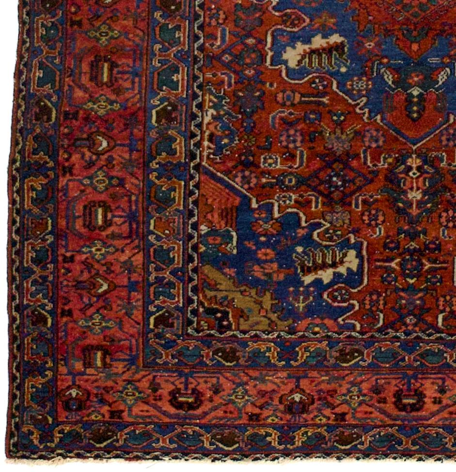 Fine Antique Persian Malayer Rug 4'10