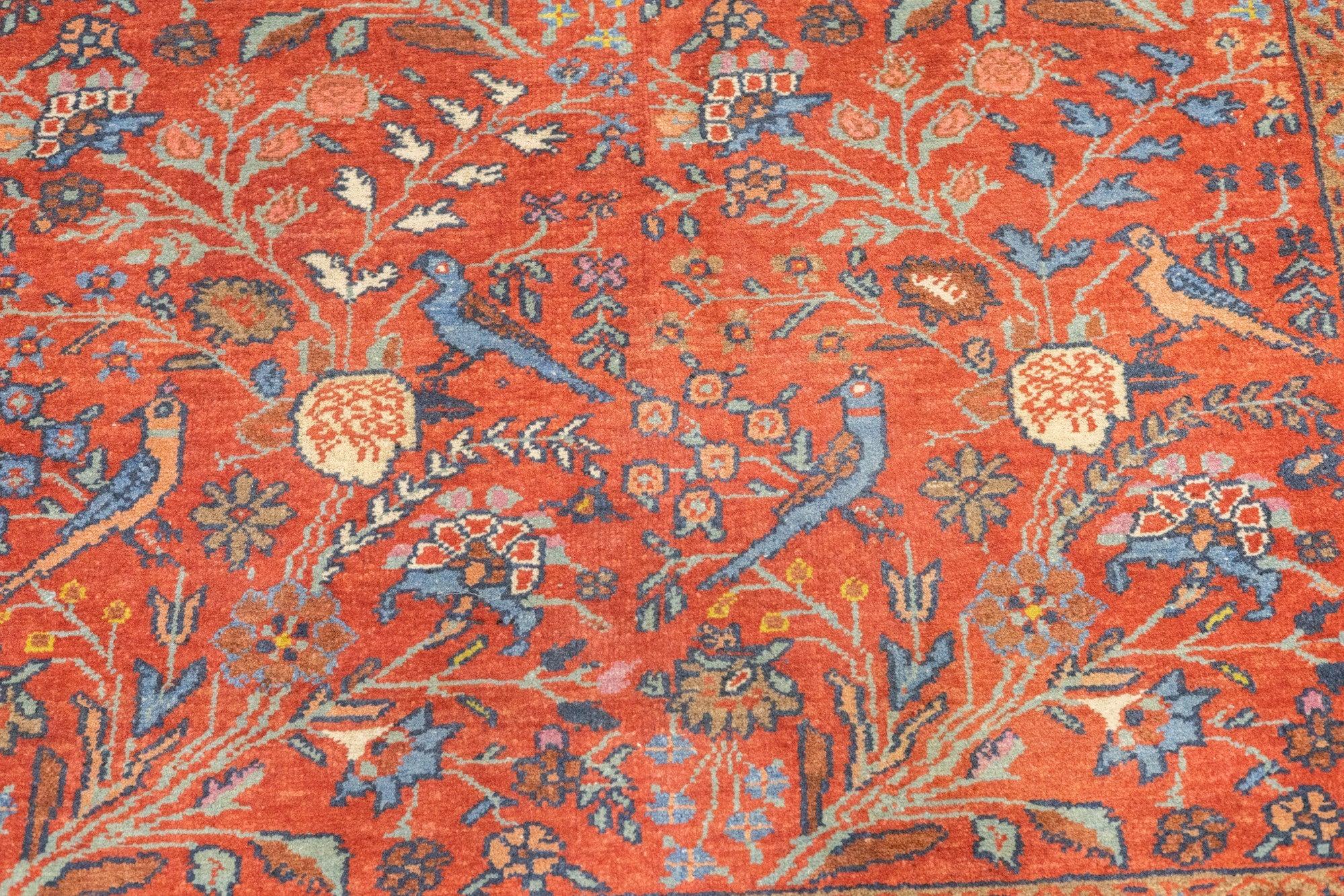 Antiker persischer Malayer-Teppich aus Persien, 4'7'' x 6'1'' (Wolle) im Angebot
