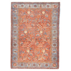 Fina Alfombra Persa Antigua Malayer 4'7'' x 6'1''