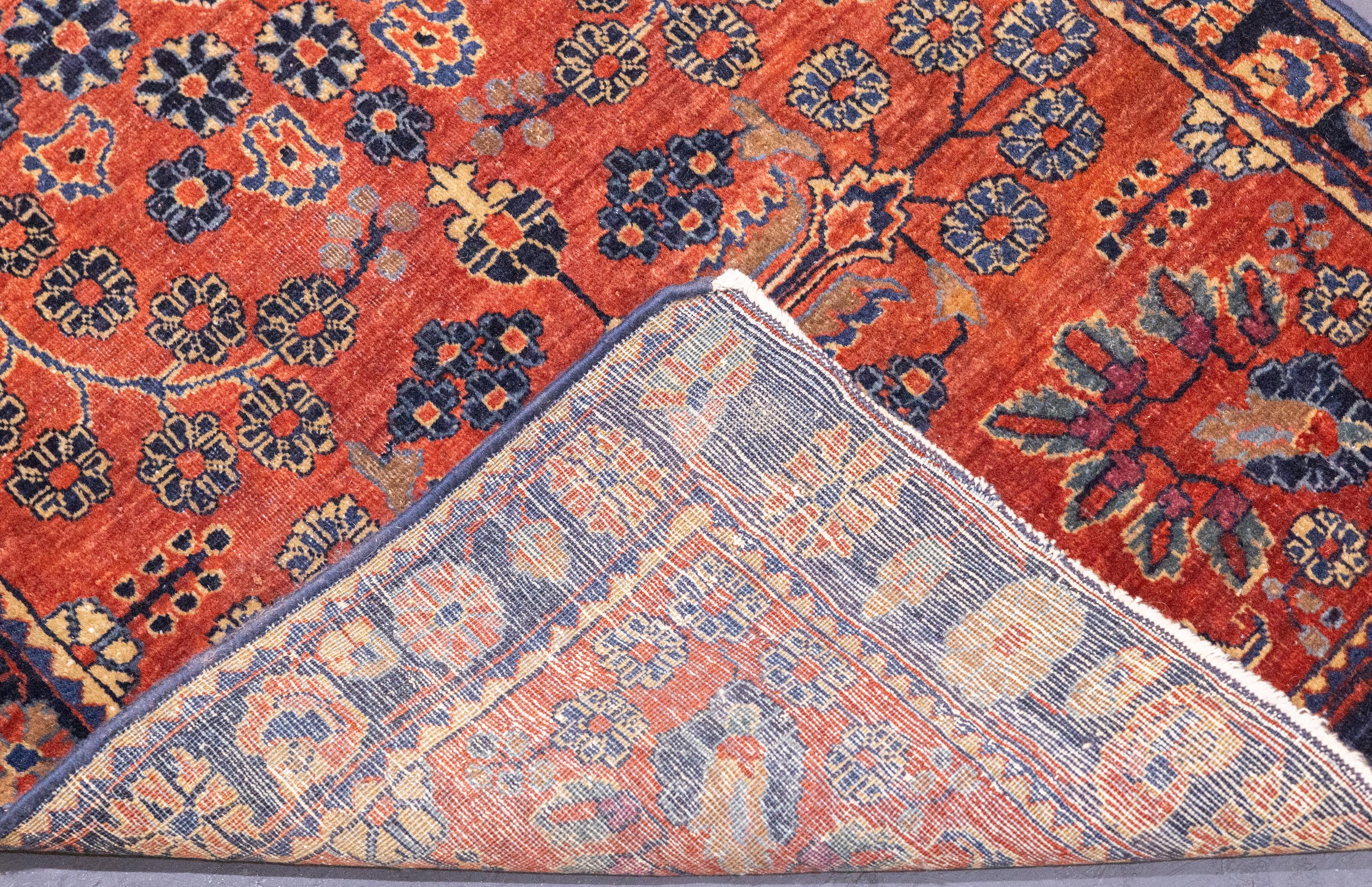 Fine Antique Persian Mohajeran Sarouk Rug 2'5'' x 4'9'' For Sale 2
