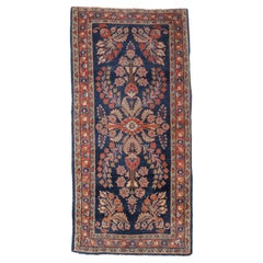Fina alfombra persa antigua Mohajeran Sarouk 2'7'' x 5'4''