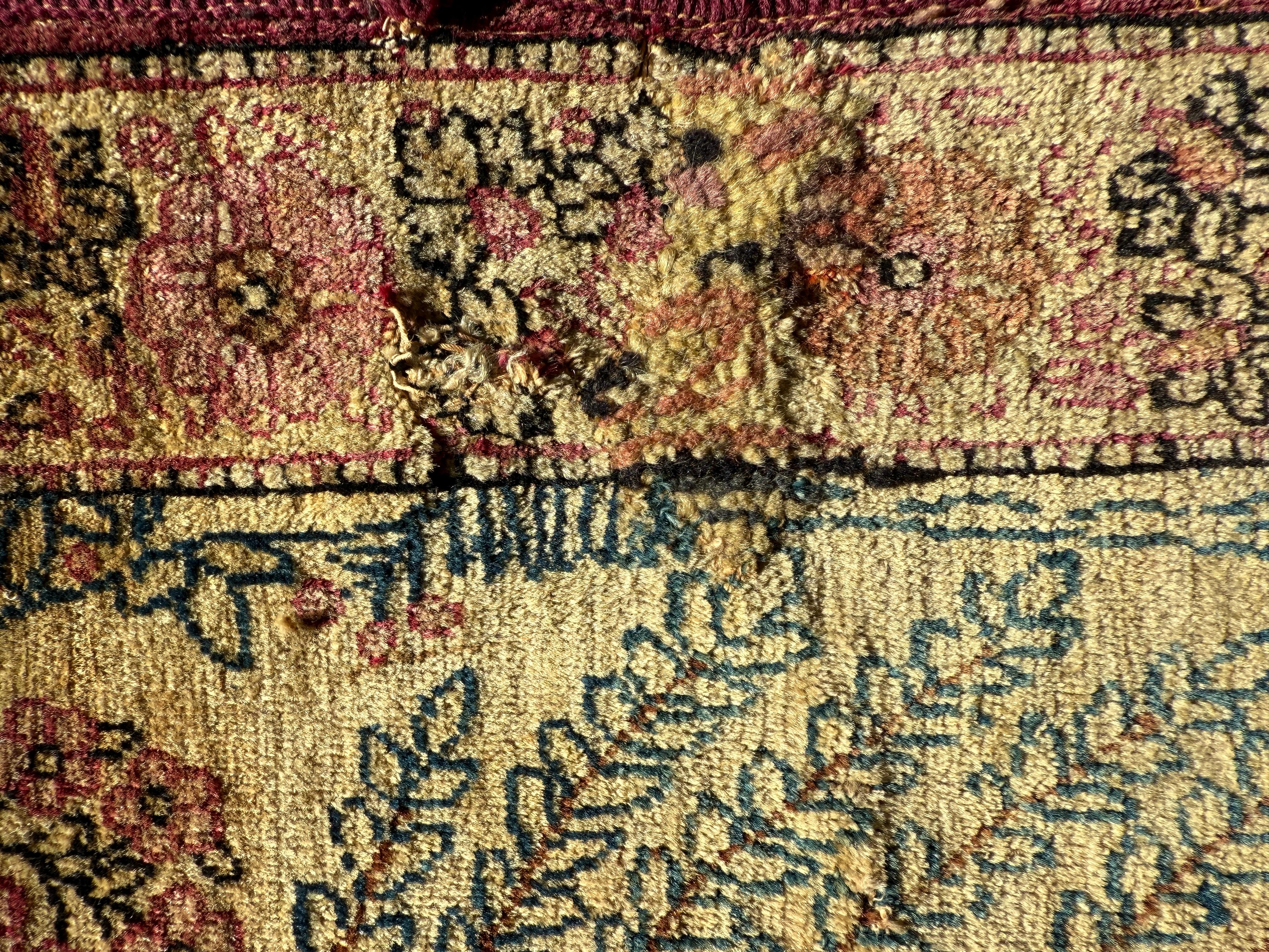 Fine Antique Persian Pictorial Rug For Sale 5