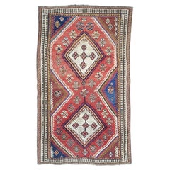 Fine Antique Persian Qashqai Rug 4’3" x 7’3"