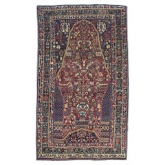 Fine Antique Persian Qashqai Tribal Wool Rug 4'9" x 8’2”