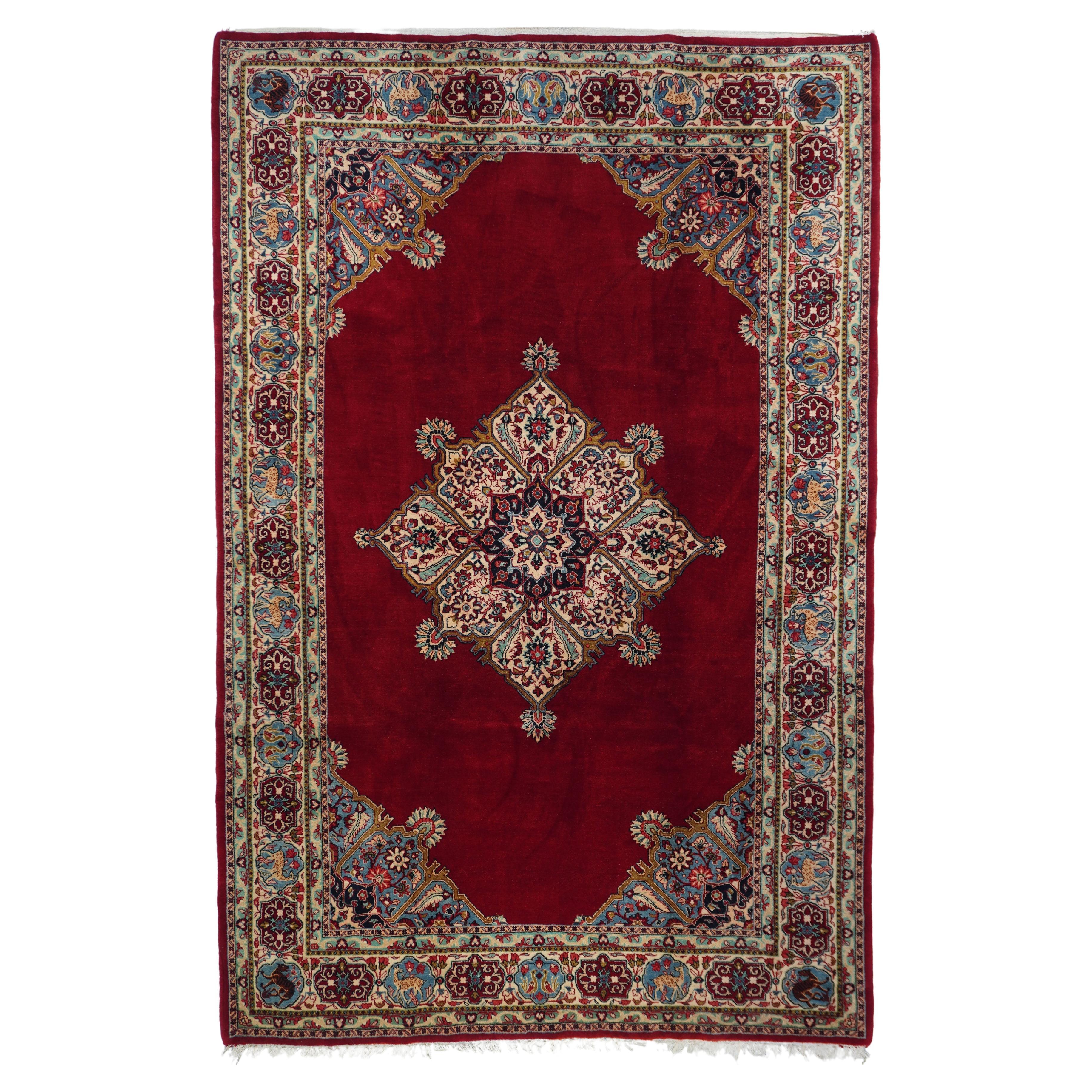 Fine Antique Persian Sarouk Rug 7'0" x 10'9''