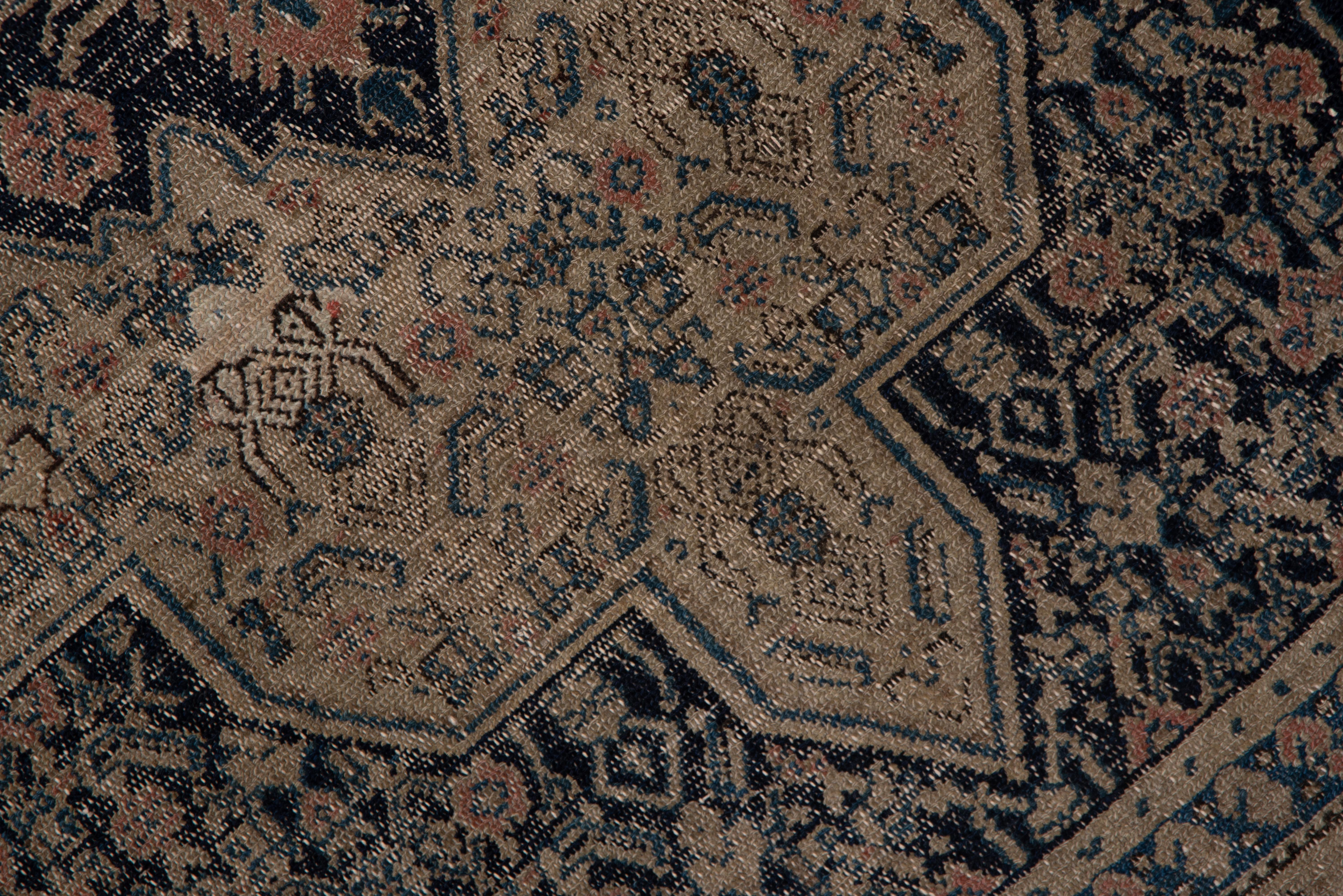 Hand-Knotted Fine Antique Persian Senneh Rug, circa 1910s