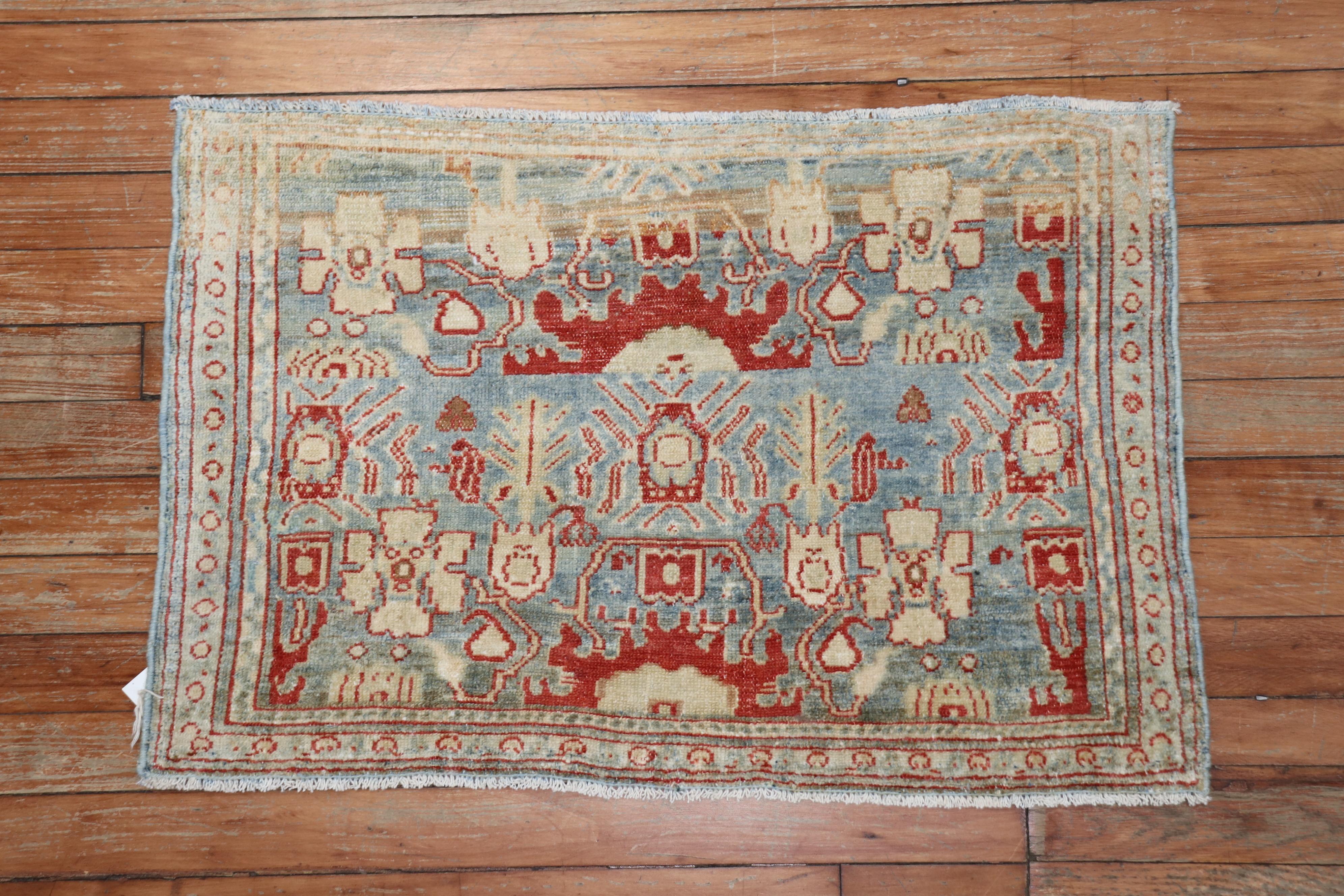 Fine antique Persian Senneh rug mat

Measure: 1'9'' x 2'6''


Antique Senneh rugs are one of the most distinctive of all Persian rugs, even though the designs are often similar to Bidjar rugs and Tabriz rugs but just touching the rugs. Antique