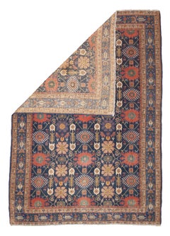 Fine Antique Persian Senneh Wool Rug 4’6" x 6’5"