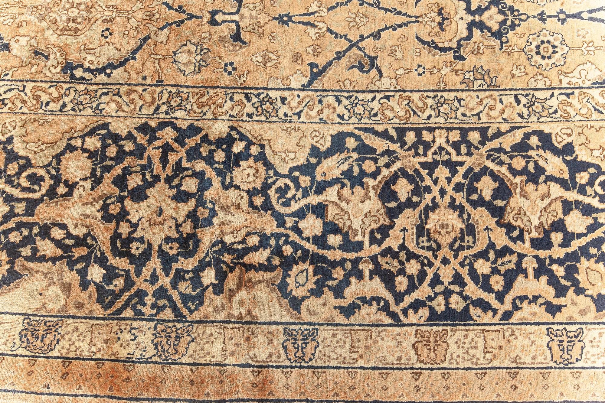 20ième siècle Doris Leslie Blau Tapis persan ancien Tabriz fait main en laine en vente