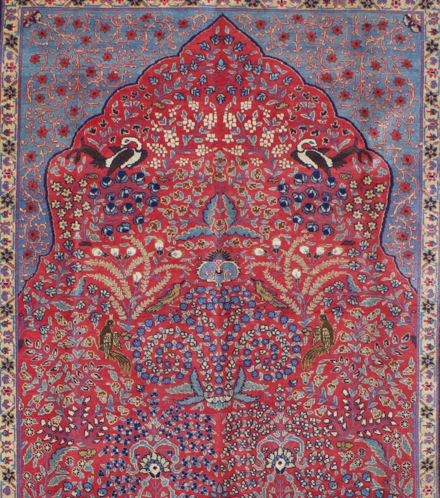 Tapis ancien Persan Tabriz 5'10