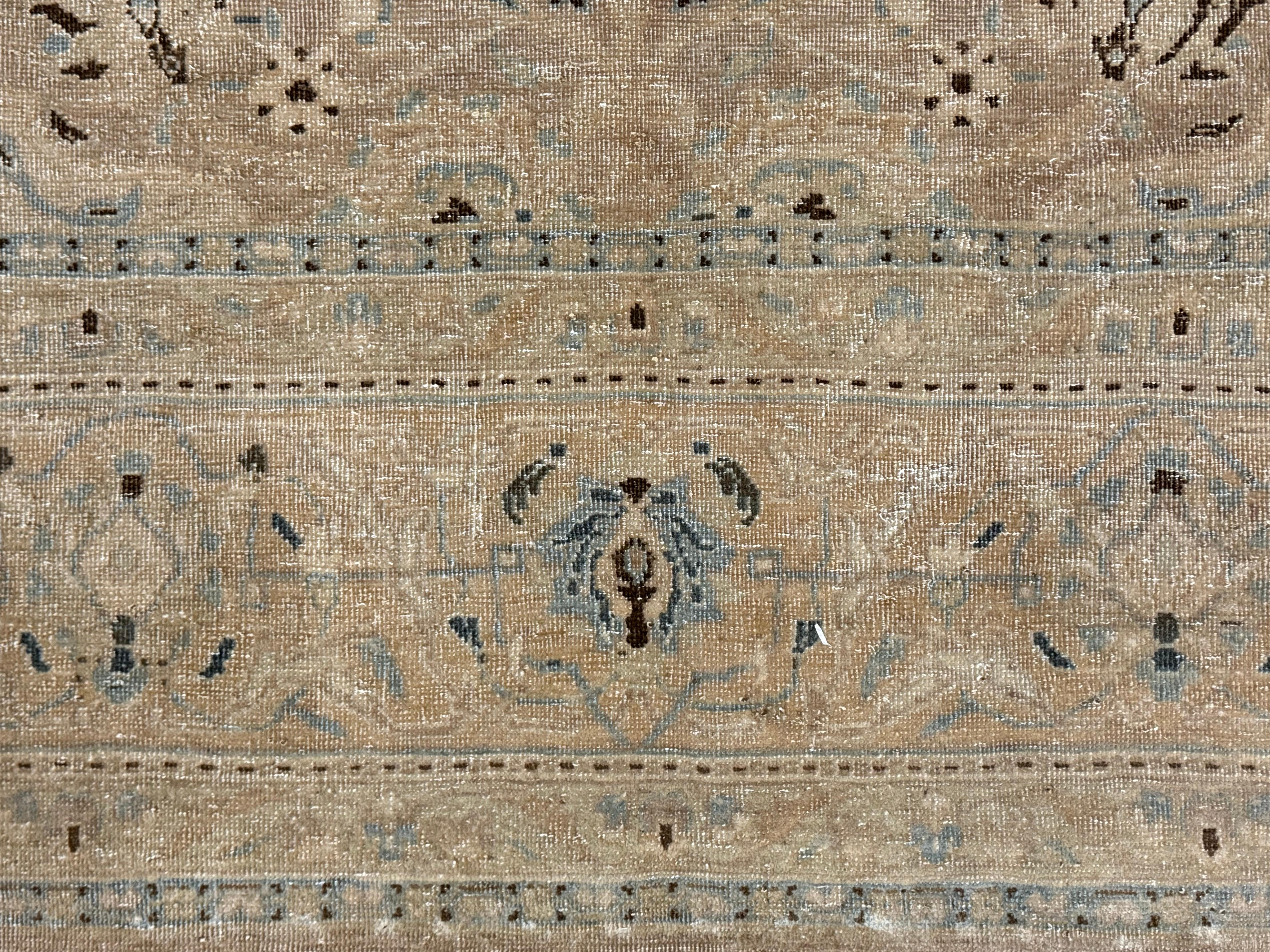 Tapis ancien Tabriz Persan 7'6