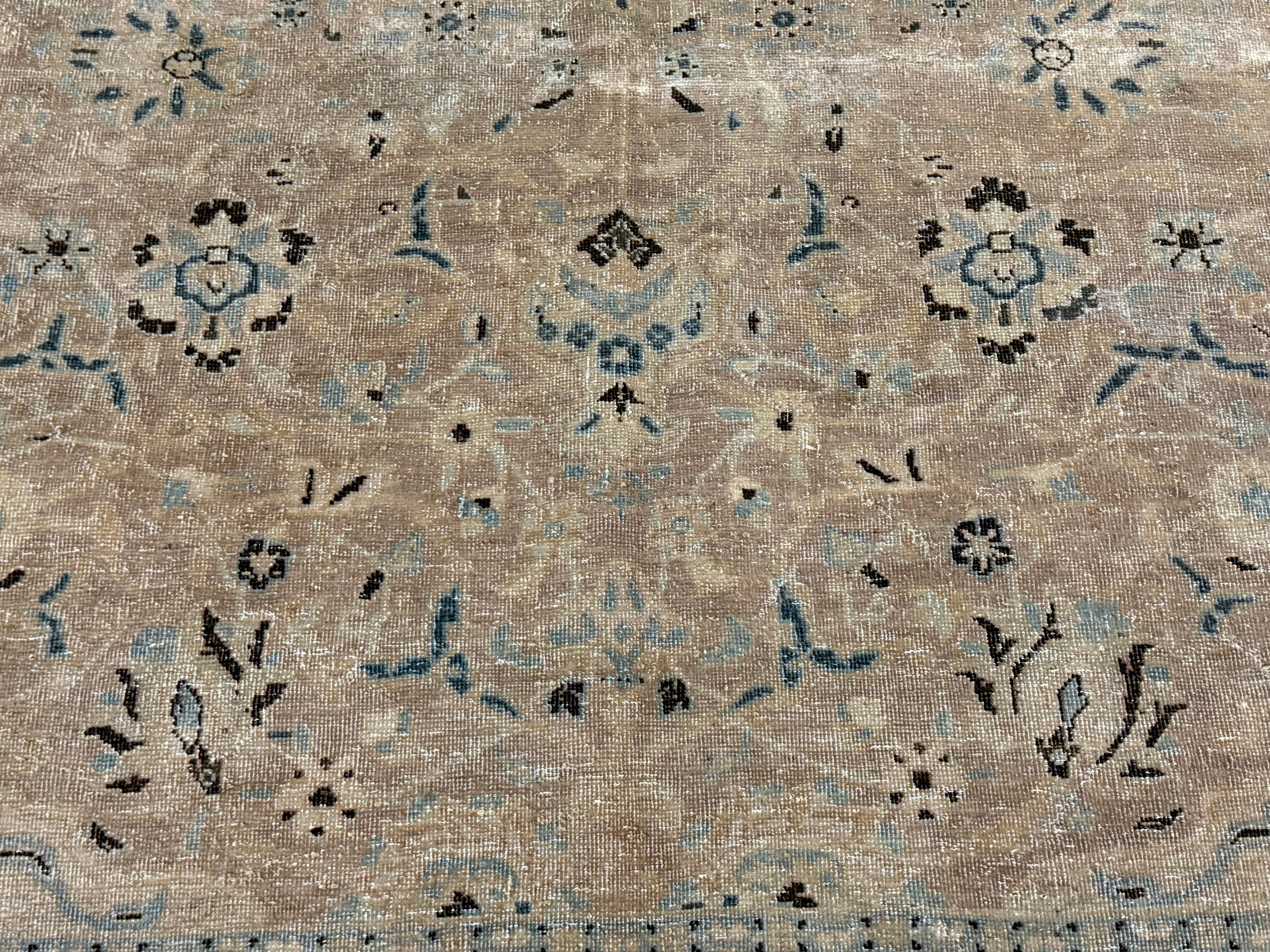 20ième siècle Tapis ancien Tabriz Persan 7'6