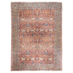 Fine Antique Persian Tehran Rug 8'8'' x 11'10''