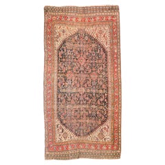 Used Persian Tribal Qashaqai Area Rug, Hand Knotted, circa 1890