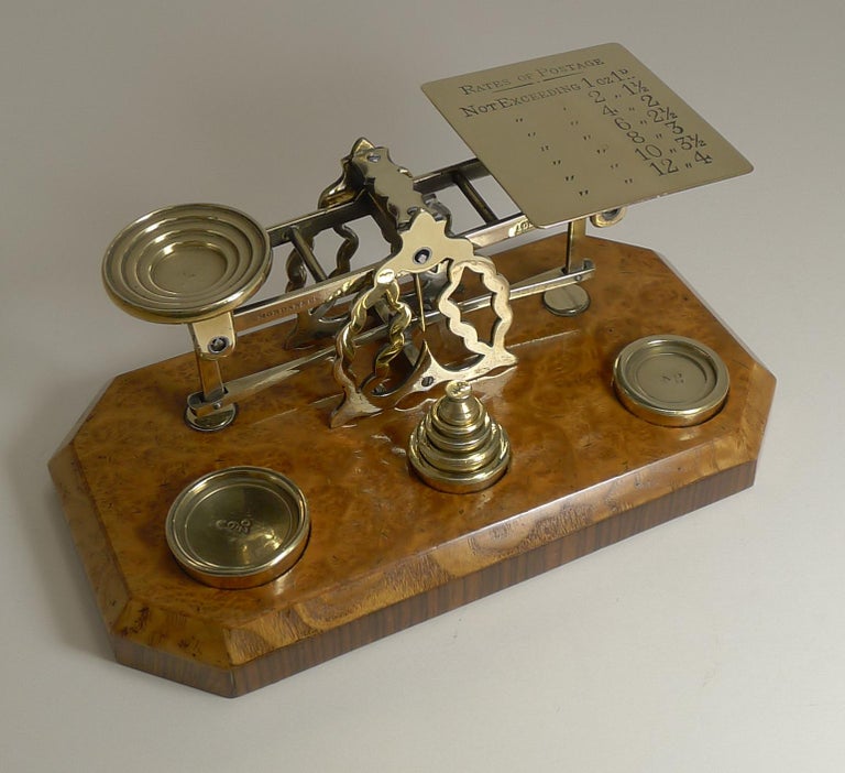 Fine Antique Postal / Letter Scale by Sampson Mordan, circa 1890 at 1stDibs