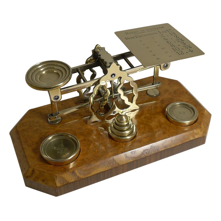 Fine Antique Postal / Letter Scale by Sampson Mordan, circa 1890 at