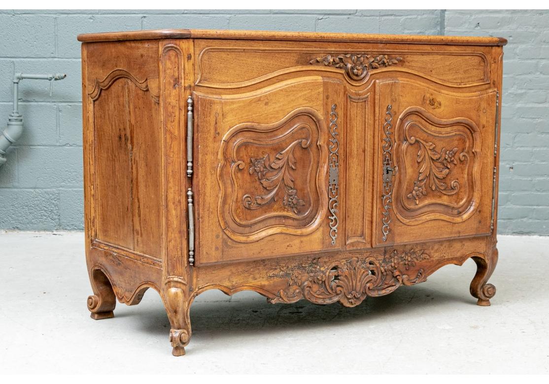 Fine Antique Provincial French Walnut Buffet For Sale 9
